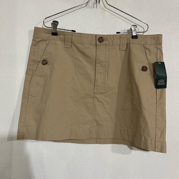 Wild fable Safari khaki skirt size 16 NWT - Picture 1 of 3